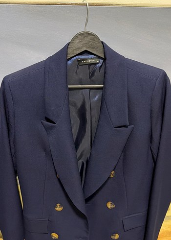 Klasik Lacivert Kadın Blazer Ceket - Görsel 2