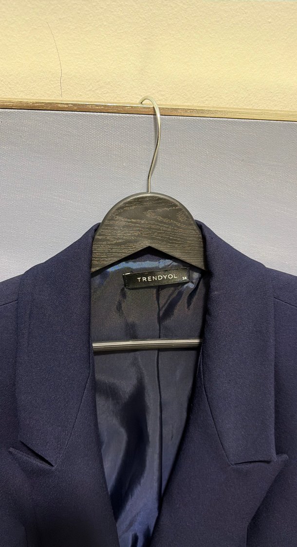 Klasik Lacivert Kadın Blazer Ceket - Görsel 3