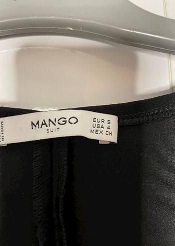 V Yakalı Siyah Midi Elbise - Görsel 2