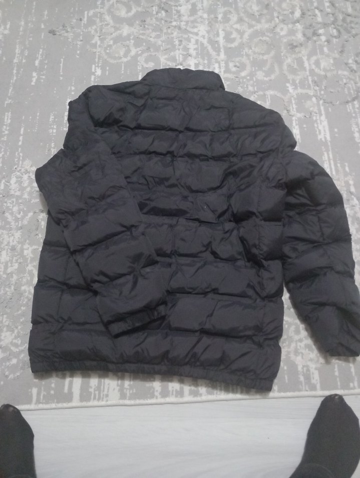 Siyah Fermuarlı Erkek Mont - Görsel 2