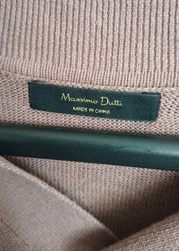 Erkek Bej V Yaka Örme Polo Tişört - Görsel 2