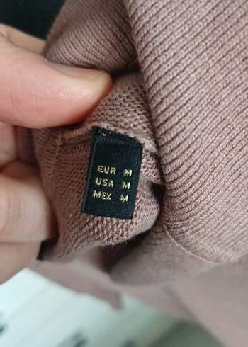 Erkek Bej V Yaka Örme Polo Tişört - Görsel 3