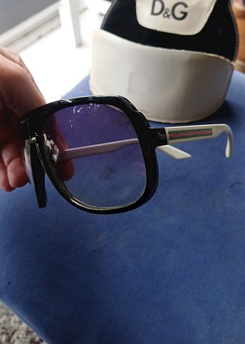 D&G gözlük Koyu Mavi Tokalı Kadın Gözlüğü - Görsel 4
