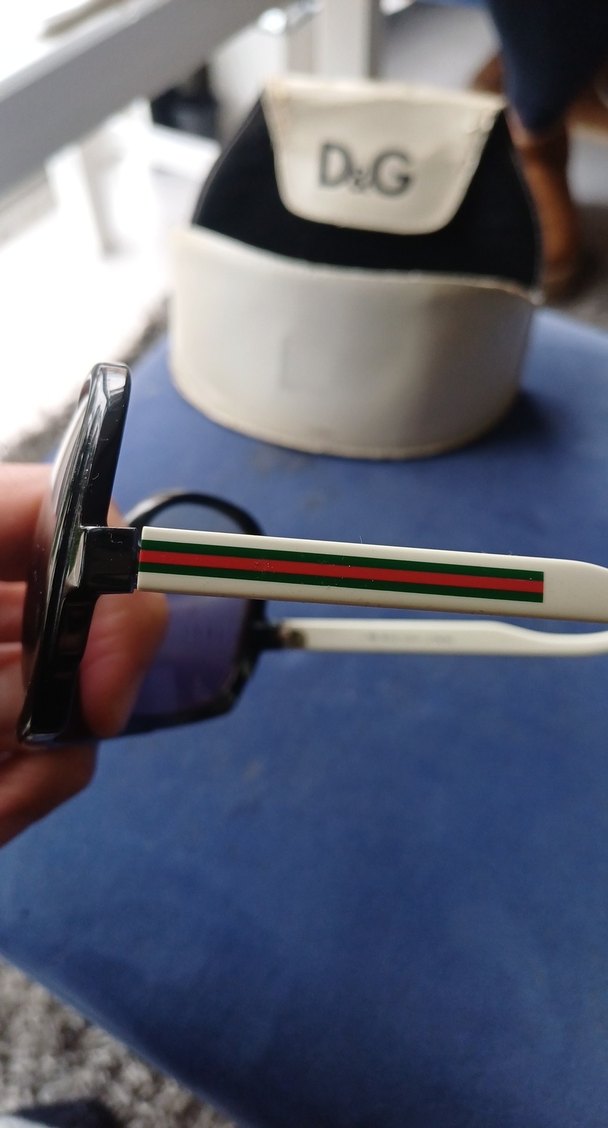 D&G gözlük Koyu Mavi Tokalı Kadın Gözlüğü - Görsel 2