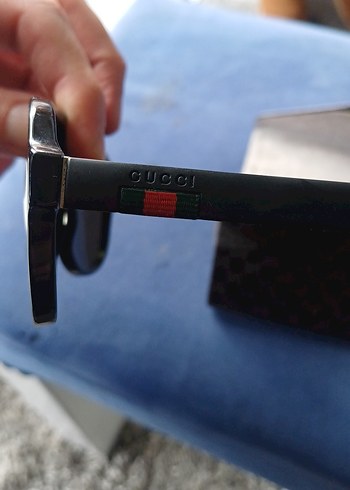 gucci gözlük Kemer Detaylı Klasik Siyah unisex Güneş Gözlüğü - Görsel 5