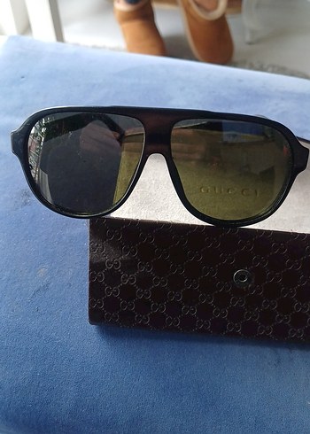 gucci gözlük Kemer Detaylı Klasik Siyah unisex Güneş Gözlüğü - Görsel 4