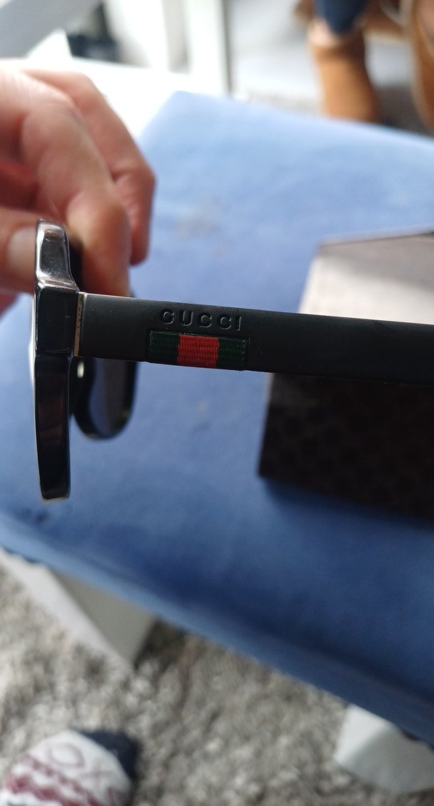 gucci gözlük Kemer Detaylı Klasik Siyah unisex Güneş Gözlüğü - Görsel 5