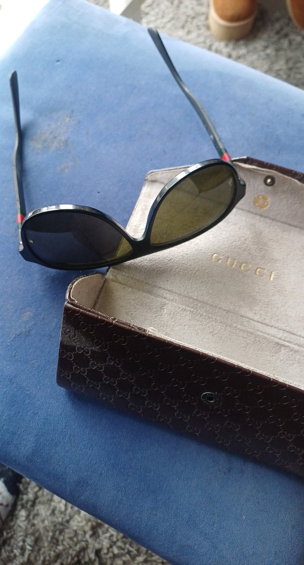 gucci gözlük Kemer Detaylı Klasik Siyah unisex Güneş Gözlüğü - Görsel 2