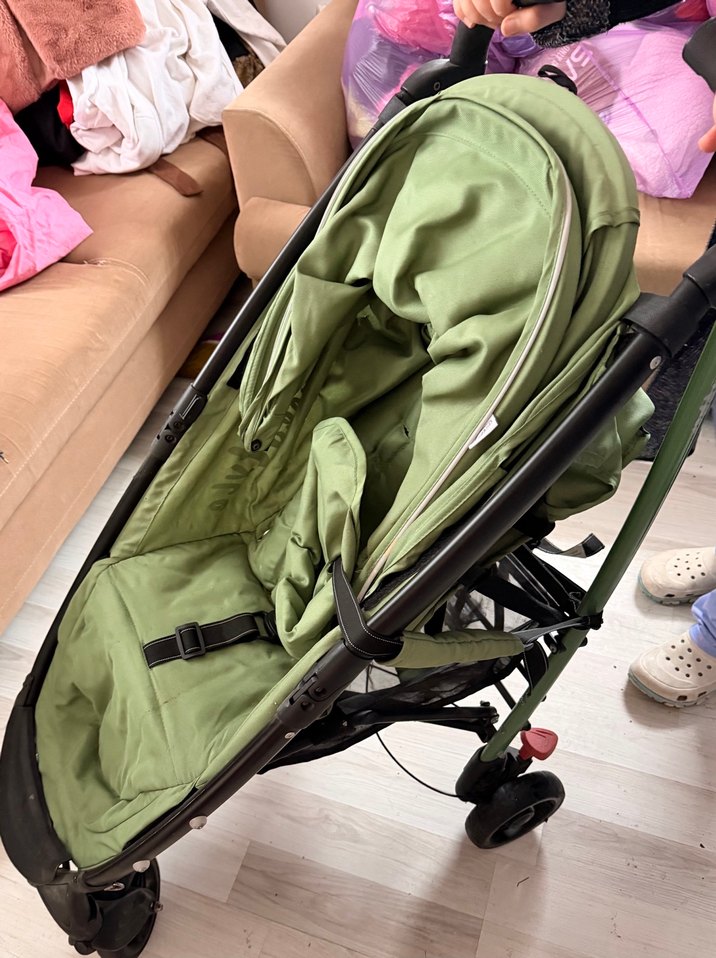 Tripper Pastel Yeşil Bebek Arabası - Görsel 5