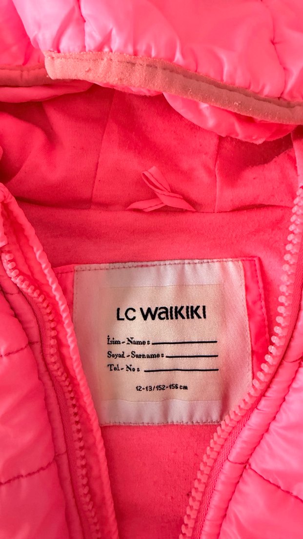 12-13 yaşa pembe LCW mont - Görsel 2