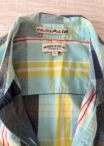 Müspet Kadın Çok Renkli Pamuklu Düğmeli Gömlek - Görsel 2