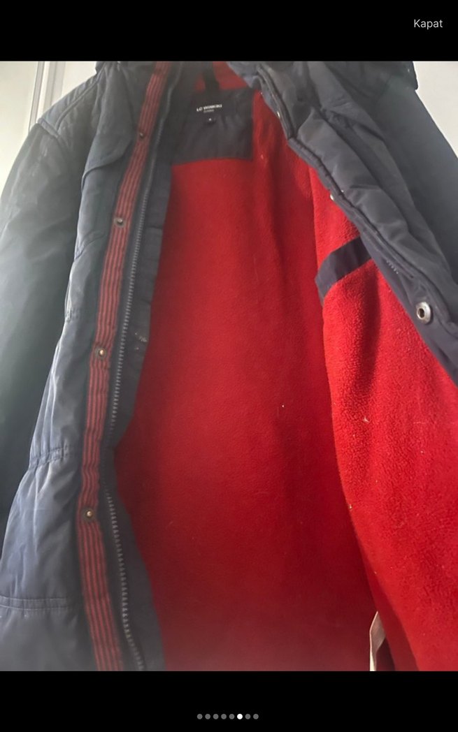 Siyah Fermuarlı Erkek Midi Mont - Görsel 5