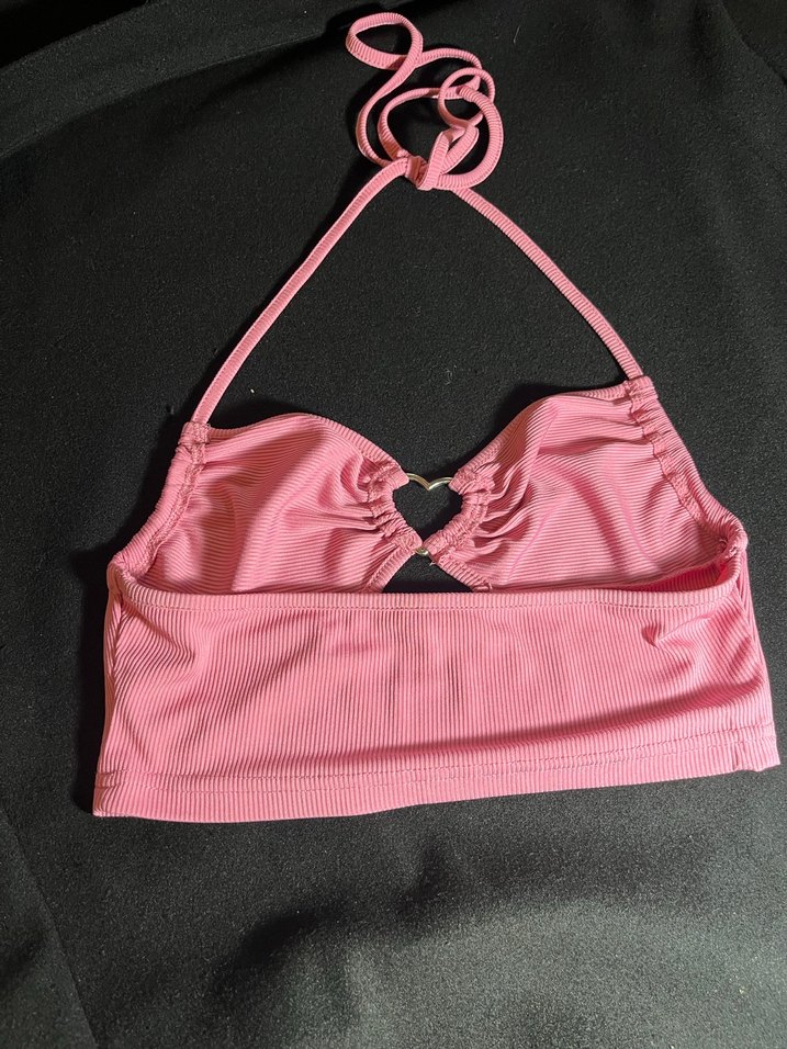 Pembe Strappy Mini Büstiyer y2k - Görsel 2