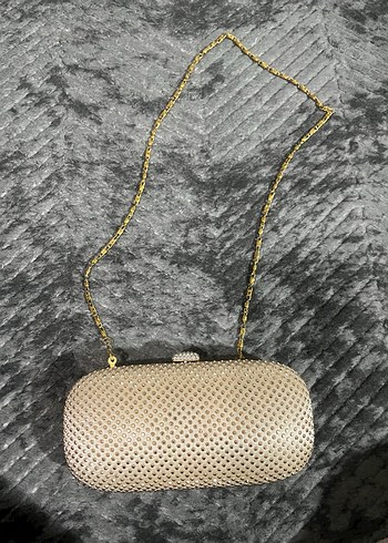 Taşlı kadın pörtföy çanta - Görsel 3