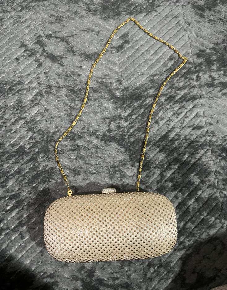 Taşlı kadın pörtföy çanta - Görsel 3