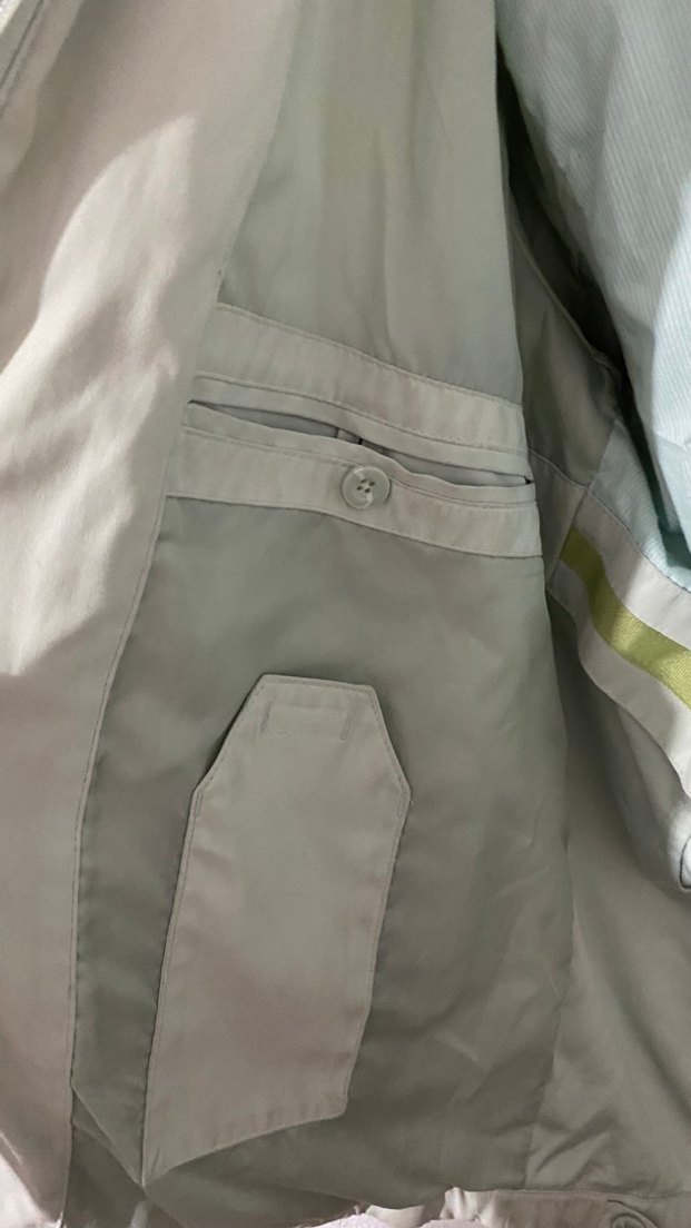 Gri UNISEX Midi Ceket, Fermuarlı, Rahat Kesim KİĞILI ORJ. - Görsel 3