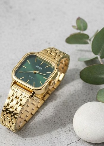  Zarif & Şık Altın Renk Saat  - Görsel 3