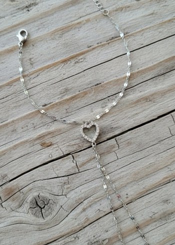  Çelik Kalp Detaylı Şık Bileklik  - Görsel 3