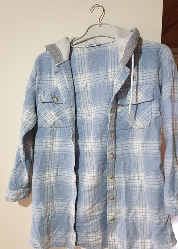 Bordo Çizgili Uzun Keten Elbise - Görsel 8