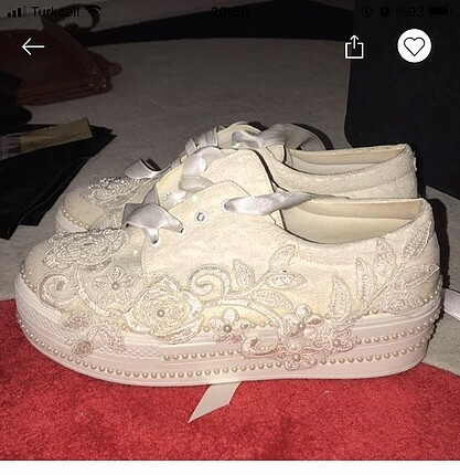 Gelin ayakkabısı converse