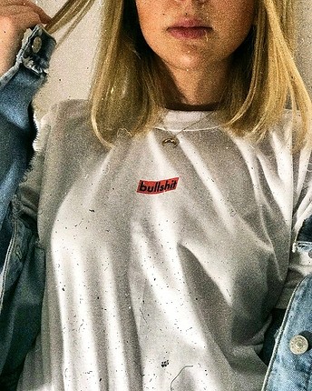 Baskılı t-shirt modelleri Bullshit serisi