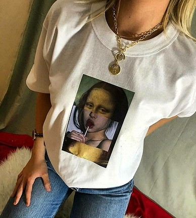 Baskılı tasarım t-shirt