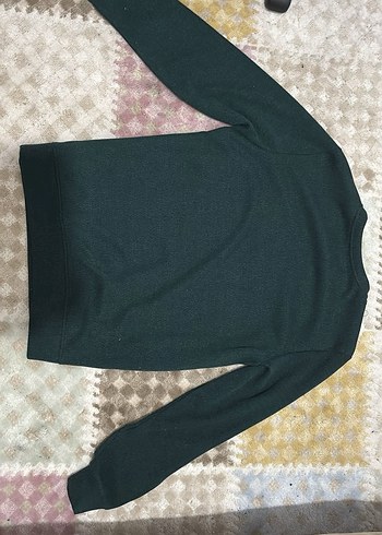 Koyu Yeşil Erkek Sweatshirt - Görsel 2