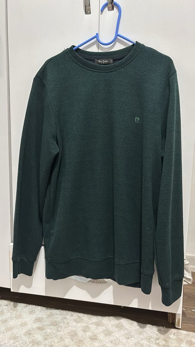 Koyu Yeşil Erkek Sweatshirt - Görsel 3