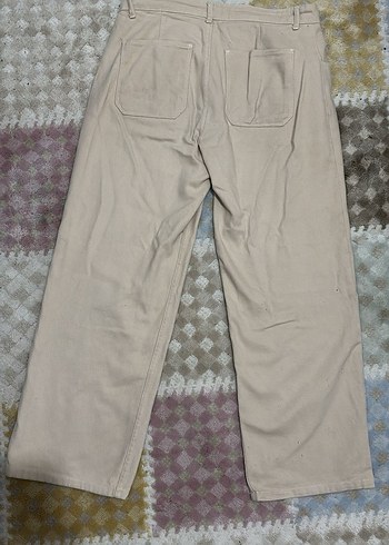 Erkek bej baggy pantolon - Görsel 2