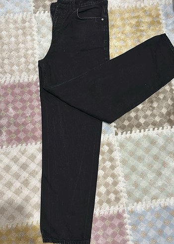 Erkek baggy siyah pantolon - Görsel 3