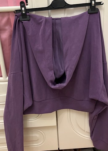 OYSHO Uzun Kollu V Yaka Kadın Bluz - Görsel 5