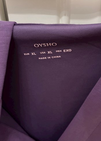 OYSHO Uzun Kollu V Yaka Kadın Bluz - Görsel 4