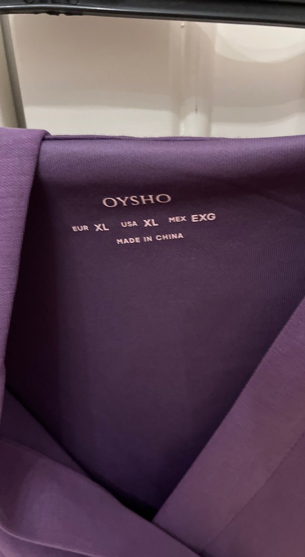 OYSHO Uzun Kollu V Yaka Kadın Bluz - Görsel 4