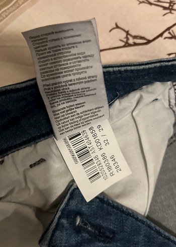 Kadın Mavi Bol Kesim Midi Kot Pantolon 32/29 beden - Görsel 6