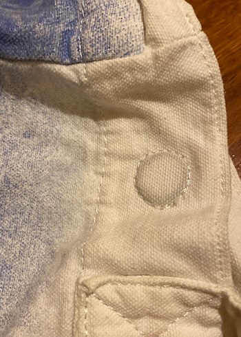 Mavi Batik Desenli Denim Kadın Çanta mıknatıslı - Görsel 5