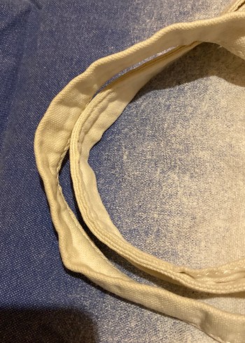 Mavi Batik Desenli Denim Kadın Çanta mıknatıslı - Görsel 4