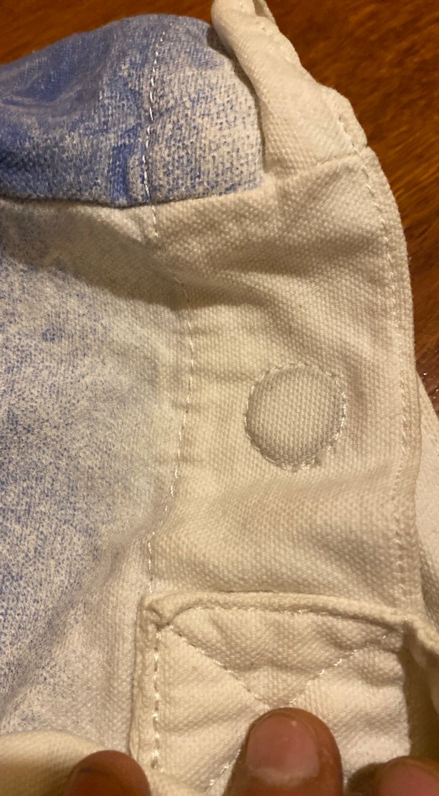 Mavi Batik Desenli Denim Kadın Çanta mıknatıslı - Görsel 5