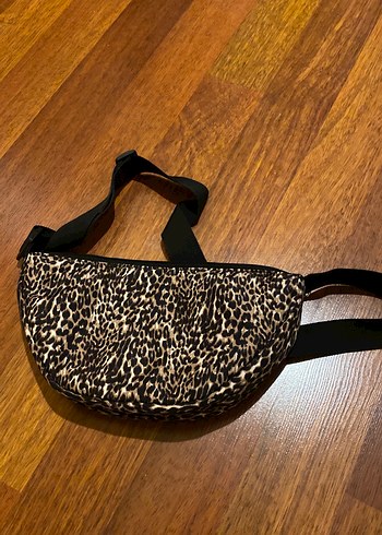 Kahverengi Leopar Desenli Kadın Çapraz Çanta - Görsel 2