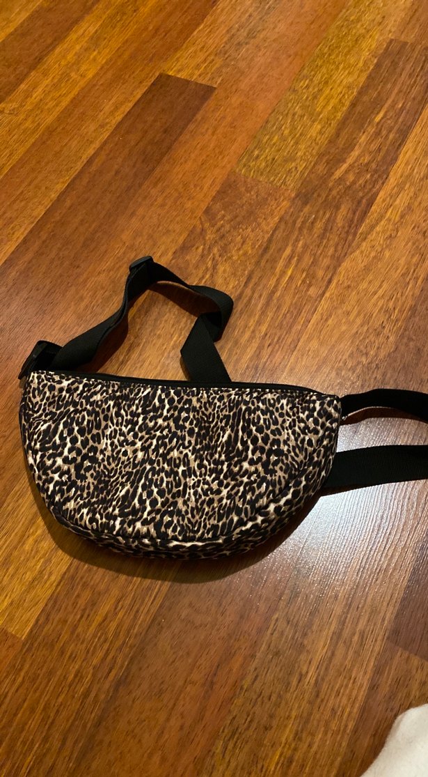 Kahverengi Leopar Desenli Kadın Çapraz Çanta - Görsel 2