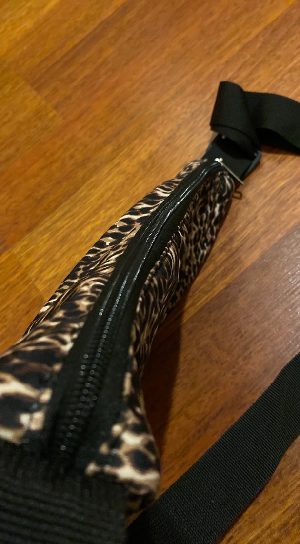 Kahverengi Leopar Desenli Kadın Çapraz Çanta - Görsel 3