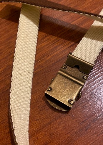 Kadın Bej Süet Kemer - Görsel 3