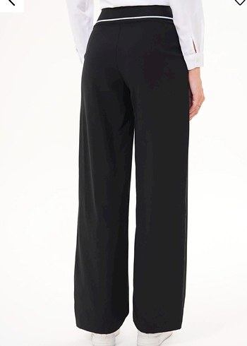 Siyah Kadın Ofis Kumaş Pantolon - Görsel 3