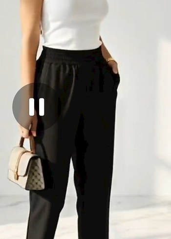 Kadın Siyah eşortman altı - Görsel 3