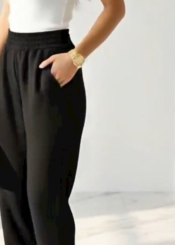 Kadın Siyah eşortman altı - Görsel 4