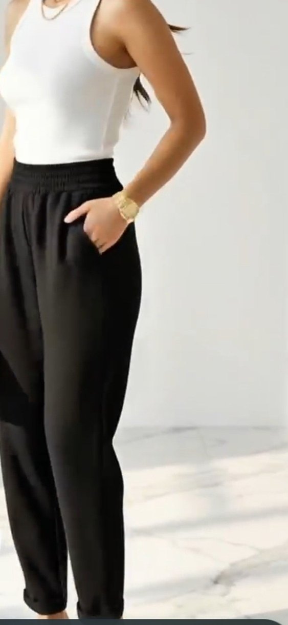 Kadın Siyah eşortman altı - Görsel 4