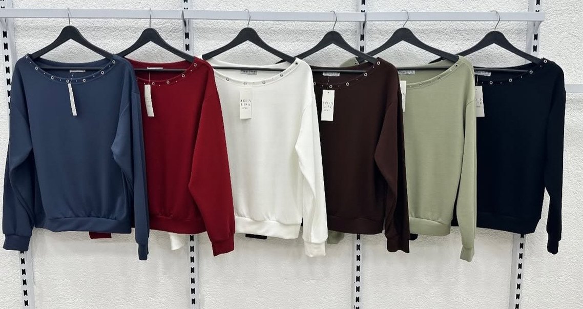 Kadın Kahverengi Salaş Uzun Kollu Bluz - Görsel 2