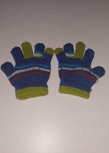 Nakışlı Renkli Erkek Çocuk Eldivenleri - Görsel 2