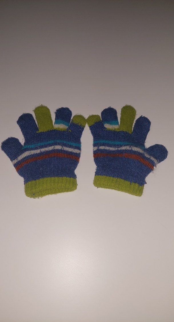 Nakışlı Renkli Erkek Çocuk Eldivenleri - Görsel 2