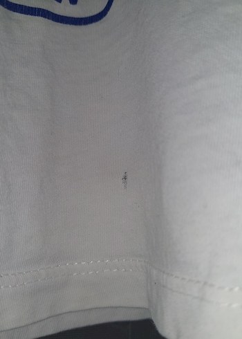 Kız Çocuk Beyaz Baskılı Kısa Kollu Tişört - Görsel 2