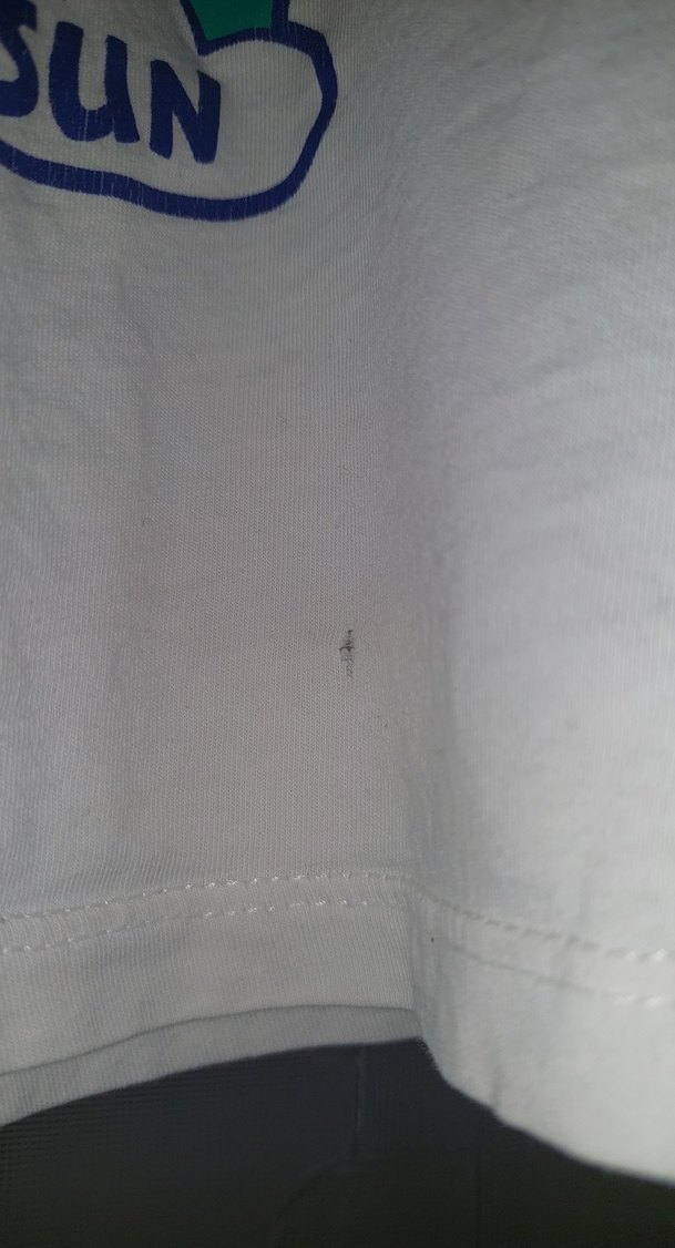 Kız Çocuk Beyaz Baskılı Kısa Kollu Tişört - Görsel 2